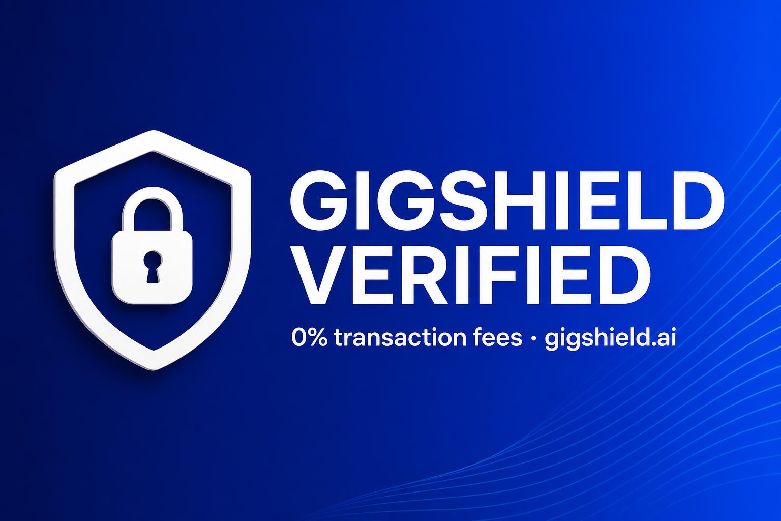 GigShield Verified LinkedIn banner preview